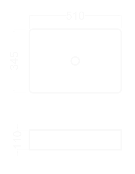 VASQUE CERAMIQUE  TRE DIM 60CM BECRISA