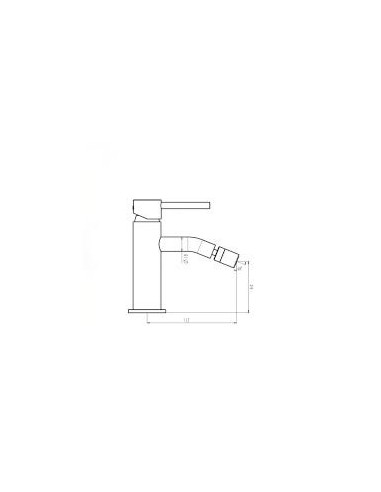 Mitigeur bidet chrome SIRIO GME