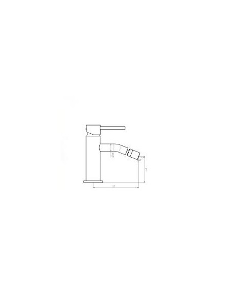Mitigeur bidet chrome SIRIO GME