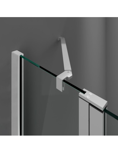 PAROI DE DOUCHE OPEN 2 FIXE+ PORTE BATTANTE GME