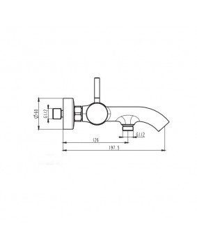 MITIGEUR BAIN/DOUCHE SIRIO - GME