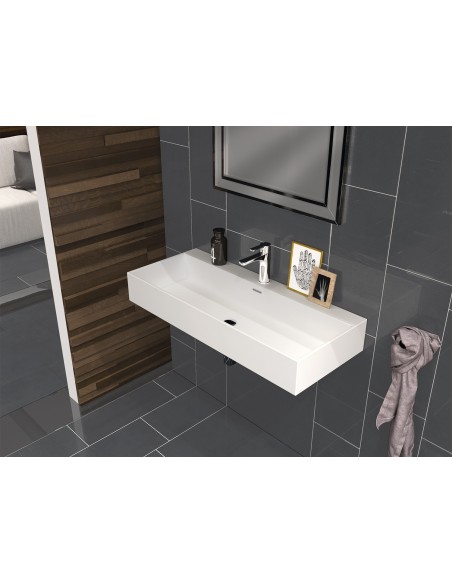 VASQUE CÉRAMIQUE A POSER SUR PLAN  GEMINI75 ART&BATH