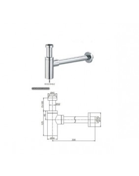 SIPHON LAITON MINIMALISTE  SKY BATH