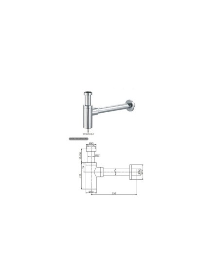 SIPHON LAITON MINIMALISTE  SKY BATH