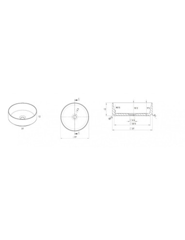 LAVABO ROND COLORS - VISOBATH