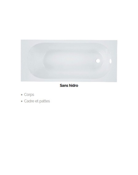 BAIGNOIRE ACRYLIQUE SERENA SANYCCES