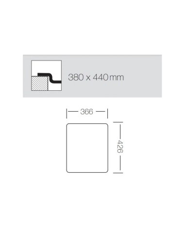 EVIER DE CUISINE RECTANGULAIRE  LUXOR SOLFLESS