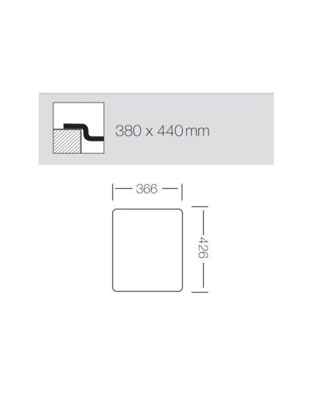 EVIER DE CUISINE RECTANGULAIRE  LUXOR SOLFLESS