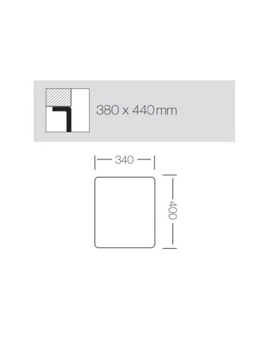 EVIER DE CUISINE RECTANGULAIRE  LUXOR SOLFLESS