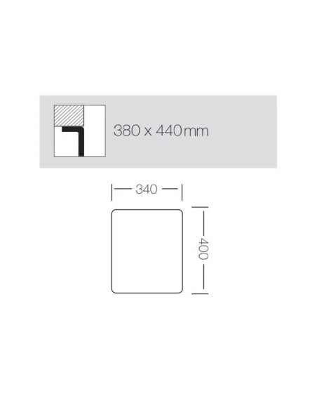 EVIER DE CUISINE RECTANGULAIRE  LUXOR SOLFLESS
