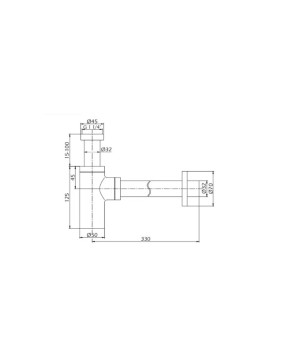 SIPHON LAITON MINIMALISTE  SKY BATH