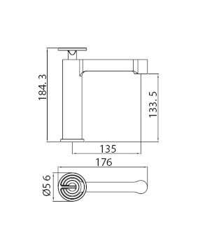 MITIGEUR LAVABO OLIMPO IMEX