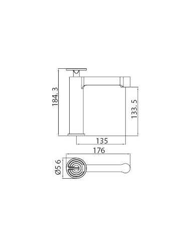 MITIGEUR LAVABO OLIMPO IMEX