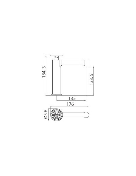 MITIGEUR LAVABO OLIMPO IMEX