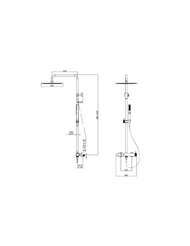 COLONNE DE DOUCHE DIAMOND SKY BATH