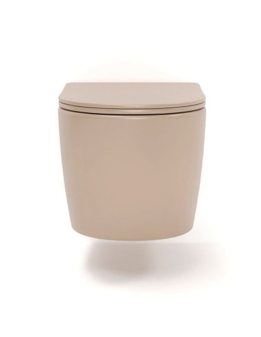 WC  SUSPENDU CAPPUCCINO MAT SANITSHOP