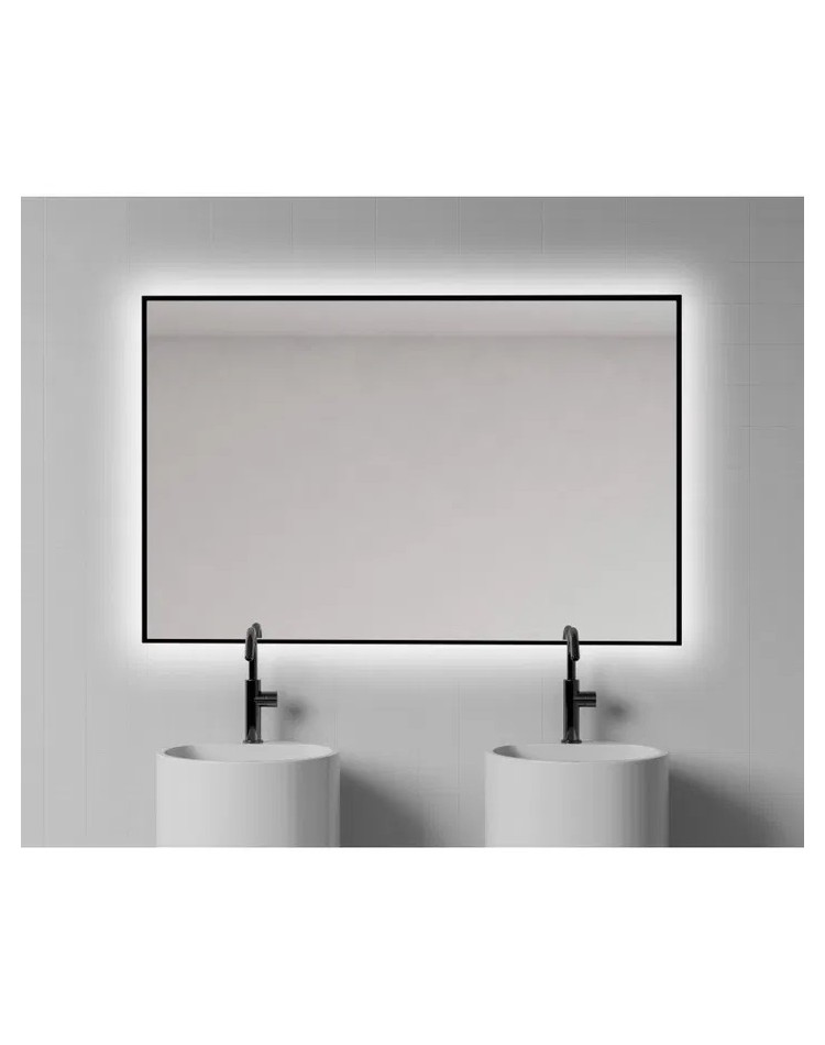 MIOIR LED RECTANGULAIRE CADRE ALUMINIUM BATH STAGE