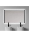 MIOIR LED RECTANGULAIRE CADRE ALUMINIUM BATH STAGE