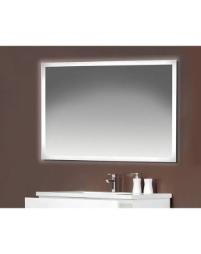 MIROIR RECTANGULAIRE LED ET PÉRIMÈTRE SABLÉ BATH STAGE