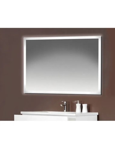 MIROIR RECTANGULAIRE B924 LED ET PÉRIMÈTRE SABLÉ BATH STAGE