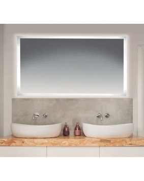 MIROIR RECTANGULAIRE LED ET PÉRIMÈTRE SABLÉ BATH STAGE