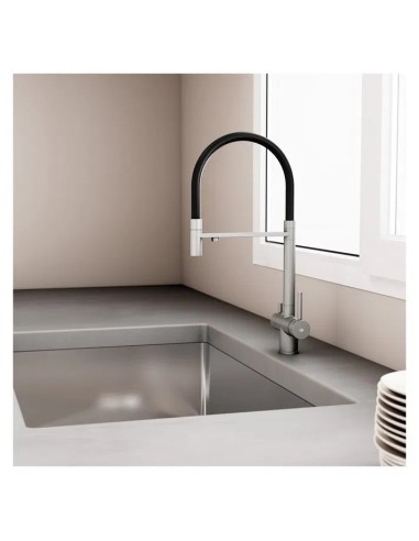 MITIGEUR MONOCOMMANDE OSMOSEUR EN ACIER INOXYDABLE GME