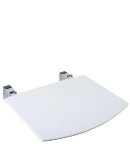 SIÈGE DE DOUCHE PLIABLE POUR MONTAGE MURAL EN polypropylène BLANC NOFER