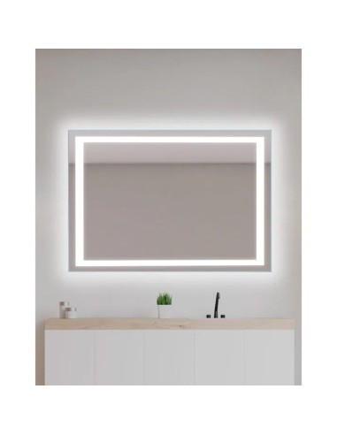 MIROIR RECTANGULAIRE B 919 LED BORD POLI BATH STAGE