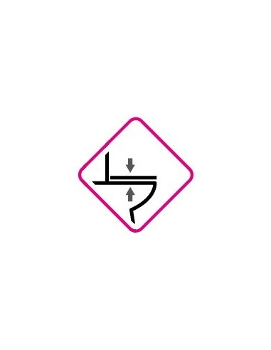 WC SUSPENDU PACK MAGENTA BECRISA