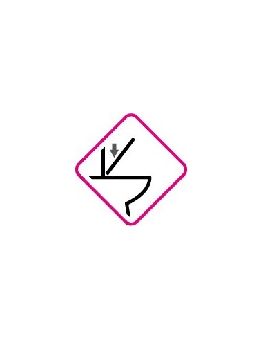 WC SUSPENDU PACK MAGENTA BECRISA