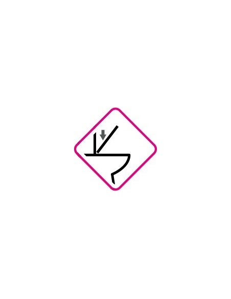 WC SUSPENDU PACK MAGENTA BECRISA