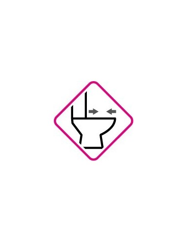 WC SUSPENDU PACK MAGENTA BECRISA