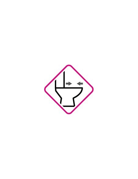 WC SUSPENDU PACK MAGENTA BECRISA