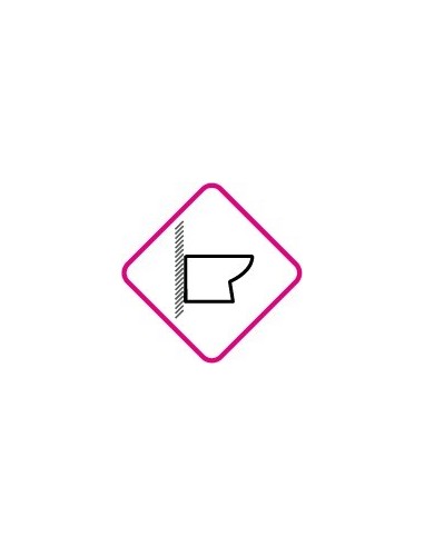 WC SUSPENDU PACK MAGENTA BECRISA