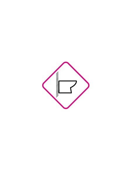 WC SUSPENDU PACK MAGENTA BECRISA