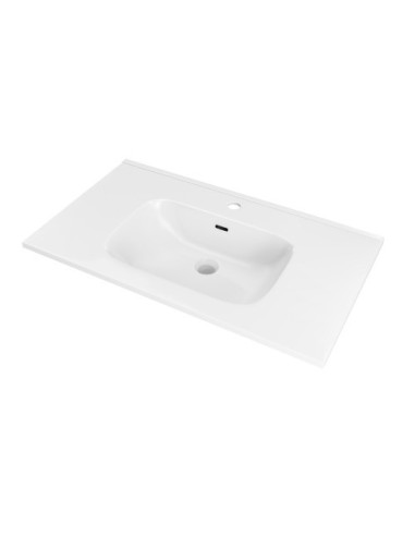 VASQUE CERAMIQUE VOLTERRA  BLANCHE BRILLANTE  NOFER