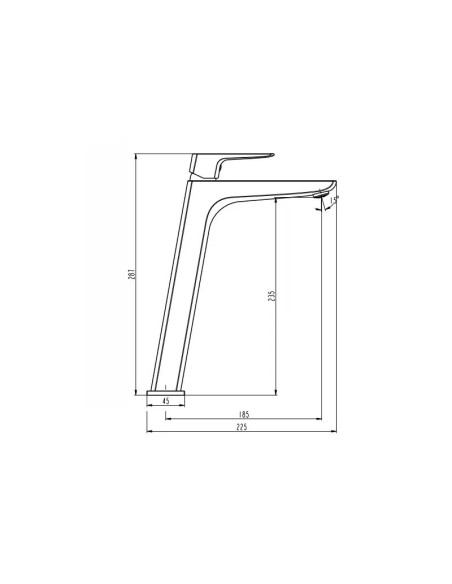 MITIGEUR LAVABO HAUT  MARRIOT - GME