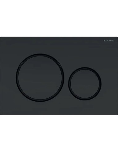 PLAQUE DE DECLENCHEMENT WC DUOFIX SIGMA NOIR MAT GEBERIT