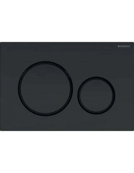 PLAQUE DE DECLENCHEMENT WC DUOFIX SIGMA NOIR MAT GEBERIT