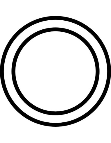 MIROIR ROND RETRO ECLAIRER  AVEC CADRE ACIER NOIR - DUPLACH GROUP