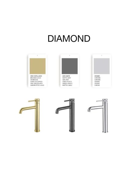 MITIGEUR HAUT  MONOCOMMANDE DIAMOND SKY BATH