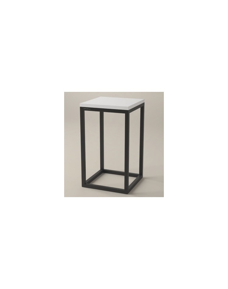 TABOURET BANQUETA WALL STRUCTURE NOIRE - SERIE WALL - Collection 2022 - DUPLACH GROUP