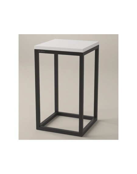 TABOURET BANQUETA WALL STRUCTURE NOIRE - SERIE WALL - Collection 2022 - DUPLACH GROUP