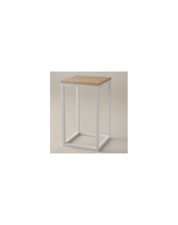 TABOURET BANQUETA WALL STRUCTURE BLANCHE - SERIE WALL - Collection 2022 - DUPLACH GROUP