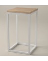 TABOURET BANQUETA WALL STRUCTURE BLANCHE - SERIE WALL - Collection 2022 - DUPLACH GROUP