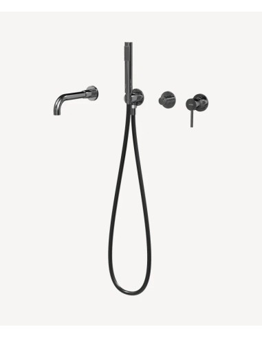 MITIGEUR BAIN DOUCHE ENCASTRE 4 TROUS CORBEAU KROOS