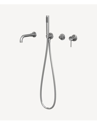MITIGEUR BAIN DOUCHE ENCASTRE 4 TROUS CORBEAU KROOS