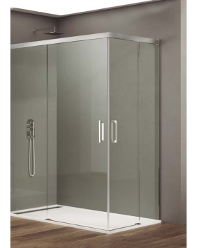 PAROI DE DOUCHE D'ANGLE...