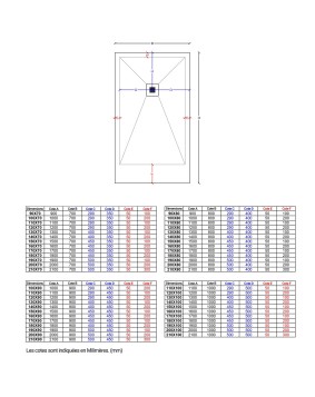 RECEVEUR DE DOUCHE STONE PLUS DUPLACH