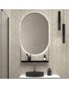 MIROIR OVALE RETROECLAIRER...
